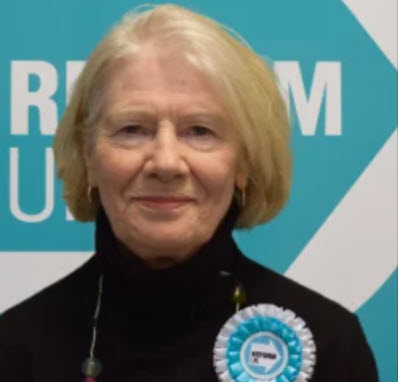 Bognor Regis Reform UK County Councillor Elizabeth Meadows
